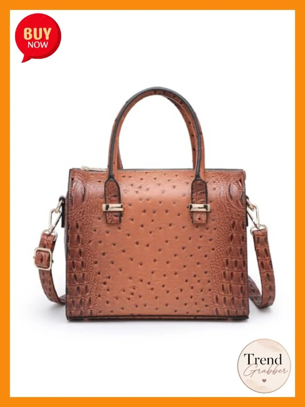 Shiny Patent Faux Leather Handbag Satchel Shoulder Crossbody Bag